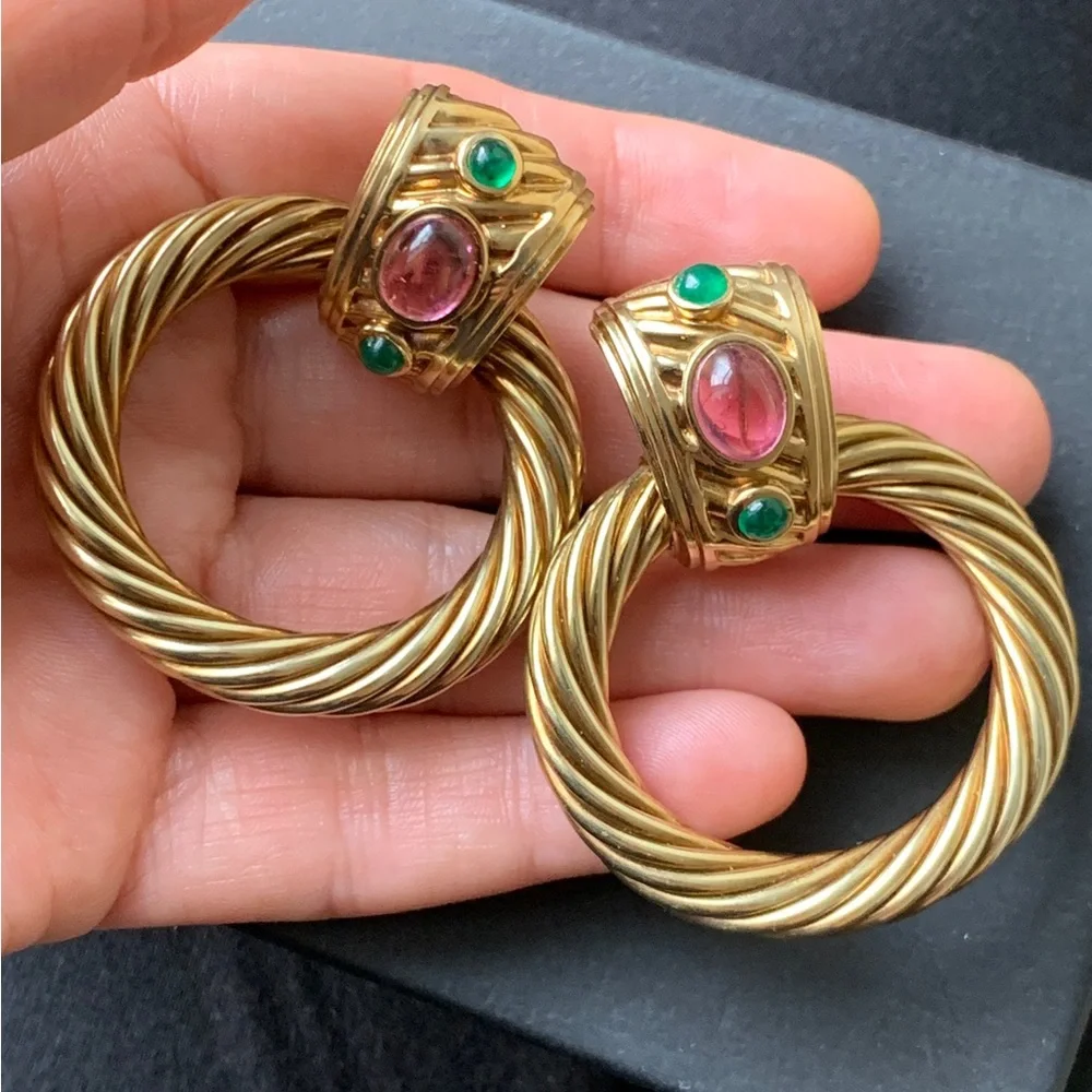 14k gold David Yurman earrings - Picture 9 of 17